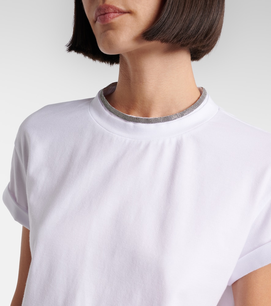  Brunello Cucinelli Brunello Cucinelli T-shirt Aus Einem Baumwollgemisch 