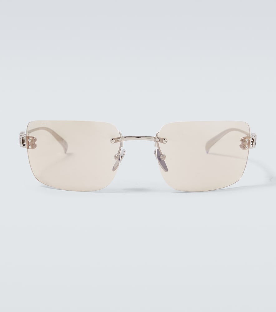Gucci Block Bending rectangular sunglasses