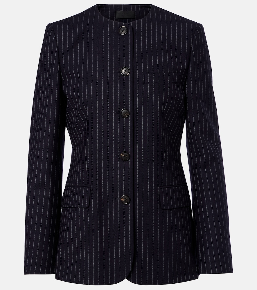 Nili Lotan Gertrude pinstripe virgin wool jacket