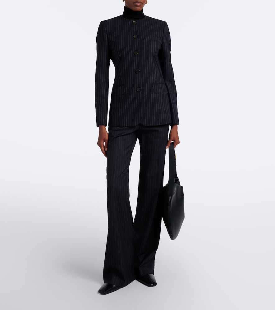 Gertrude Pinstripe Virgin Jacket