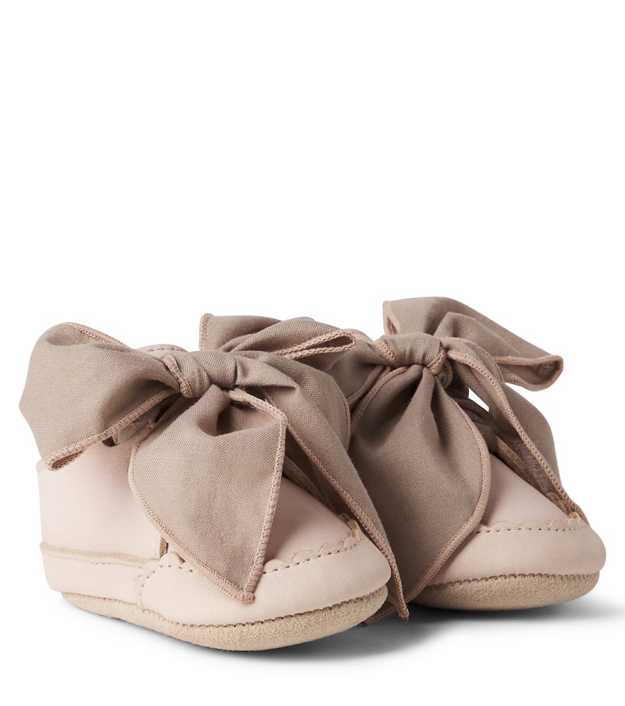 Donsje Baby Lonny Leather Booties In Neutral