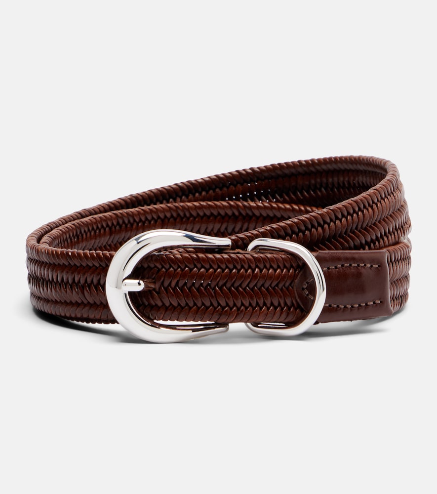 Dehanche Déhanche Loom braided leather belt
