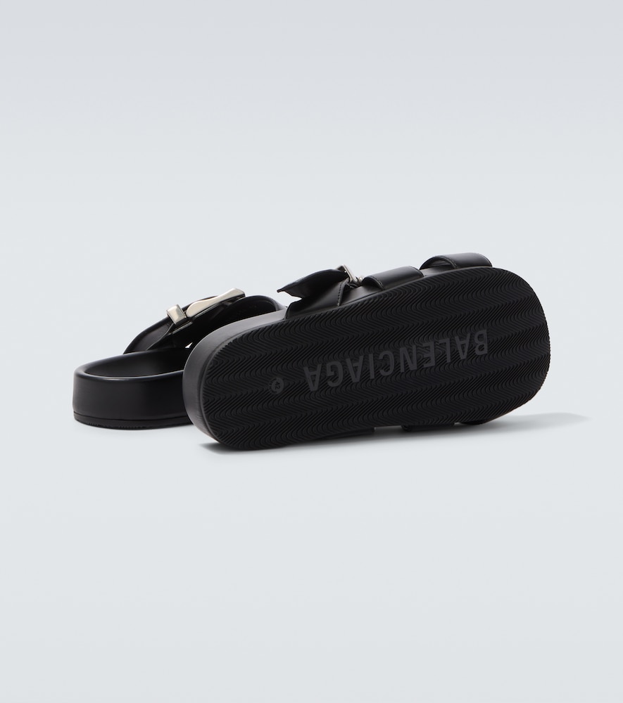  Balenciaga Balenciaga Belt Leather Mules 