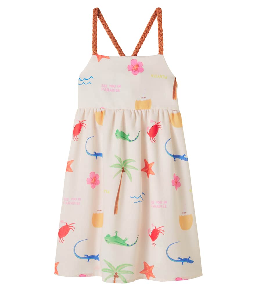 Bedrucktes Kleid Isleño