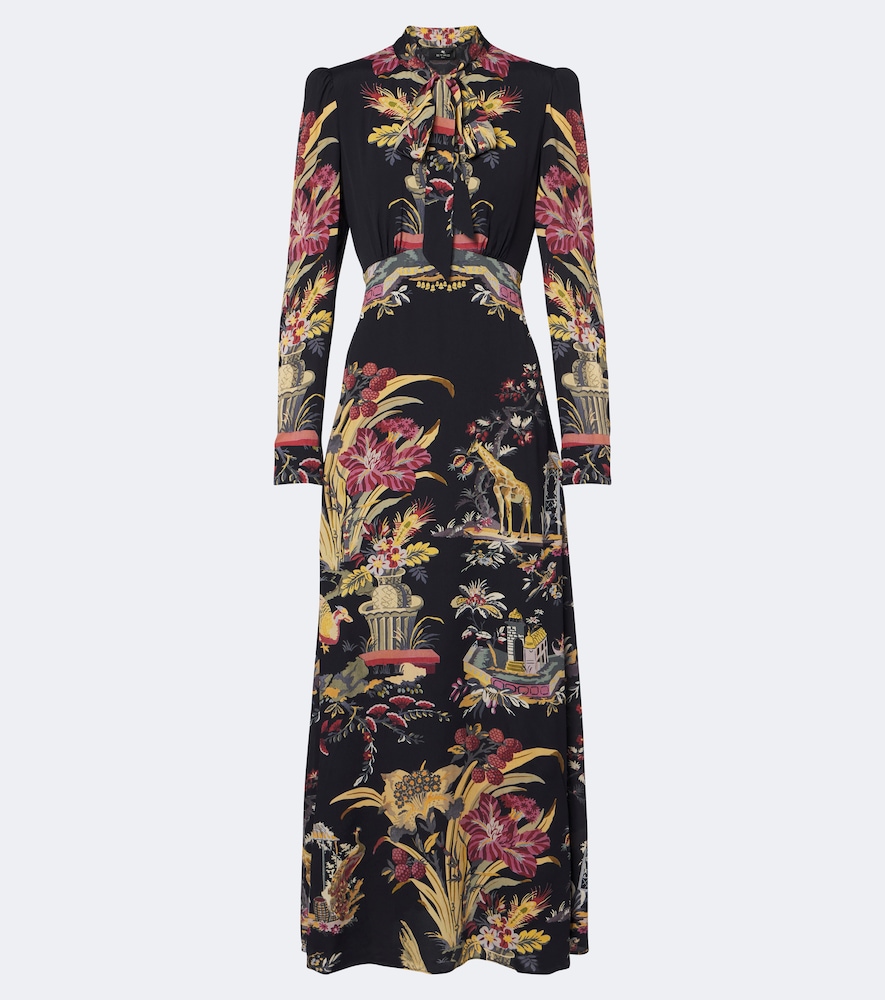 Bedrucktes Maxikleid