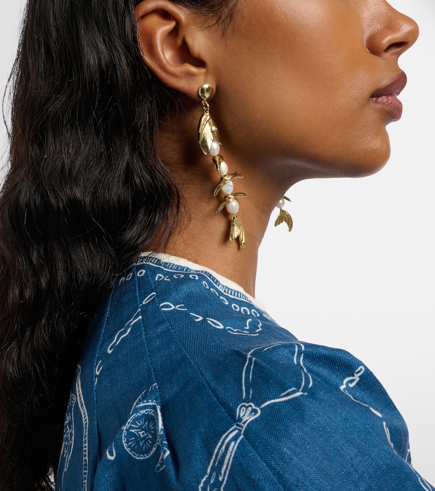 Alémais Calypso Embellished Drop Earrings