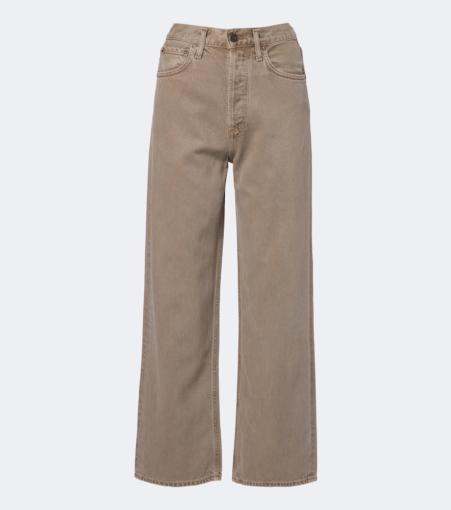 Agolde Women's Grey Ren Wide-Leg Jeans Size 28 - Mytheresa