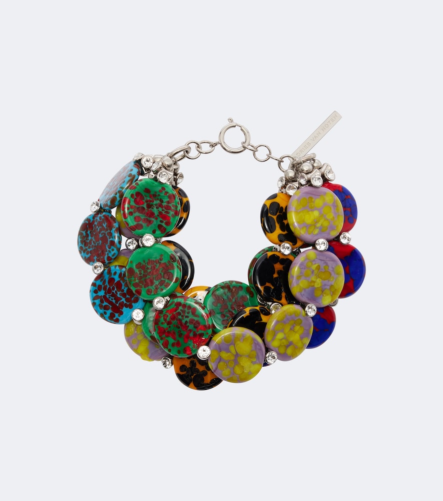 Dries Van Noten Beaded Necklace In Multi
