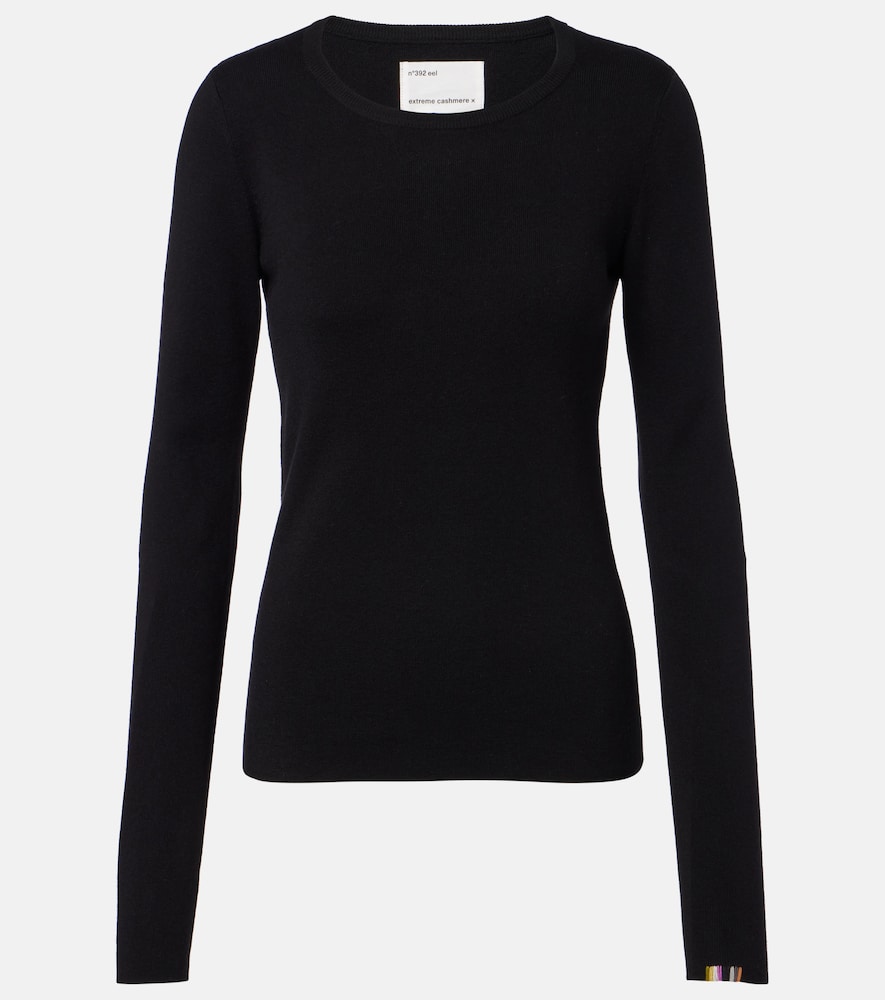 Extreme Cashmere N°392 Eel cotton and cashmere top