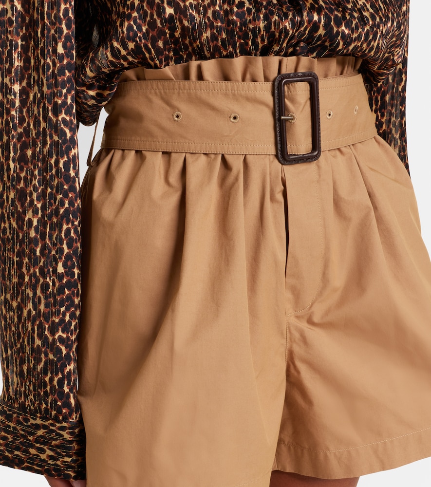  Saint Laurent Saint Laurent Belted Cotton Shorts 
