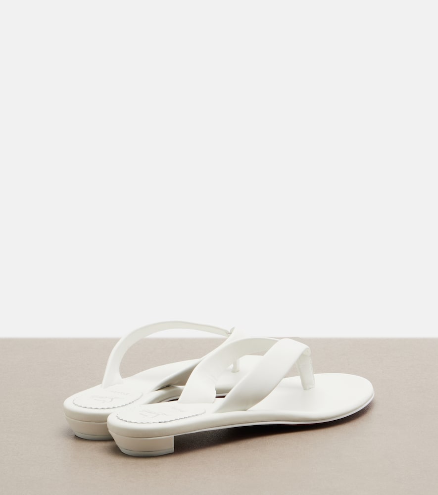 Miss Z Leather Thong Sandals