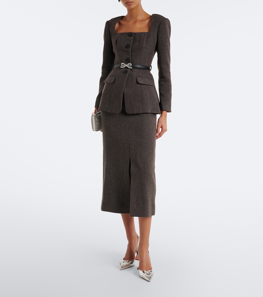 And Cashmere-Blend Midi