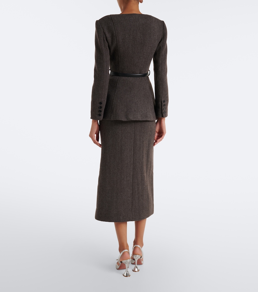 And Cashmere-Blend Midi