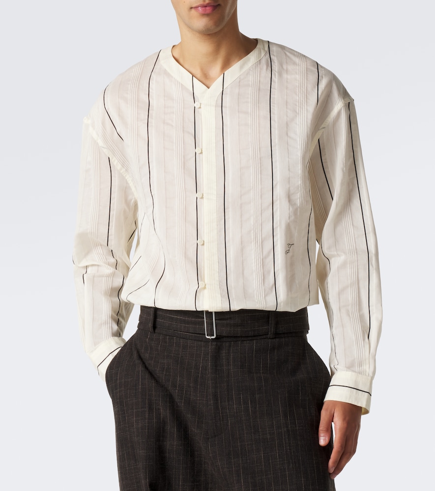 Venice Striped Cotton And Shirt