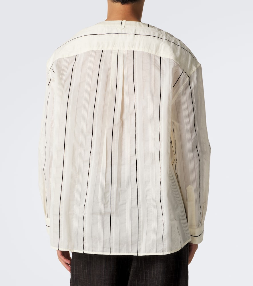Venice Striped Cotton And Shirt