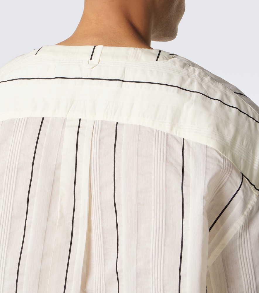 Venice Striped Cotton And Shirt