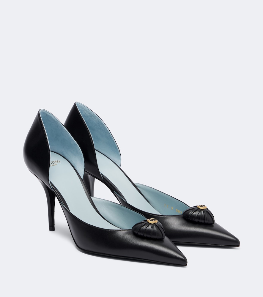 Pumps Cœur Royal aus Leder