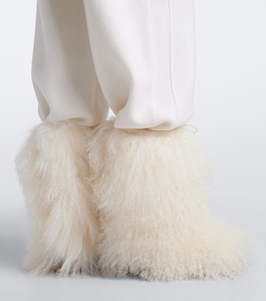 Shearling Mid-Calf Boots