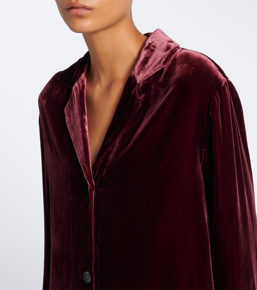 Calabasas Velvet Shirt