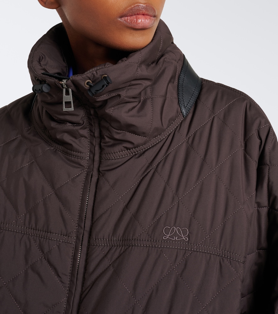 Double L Quilted Cropped Jacket