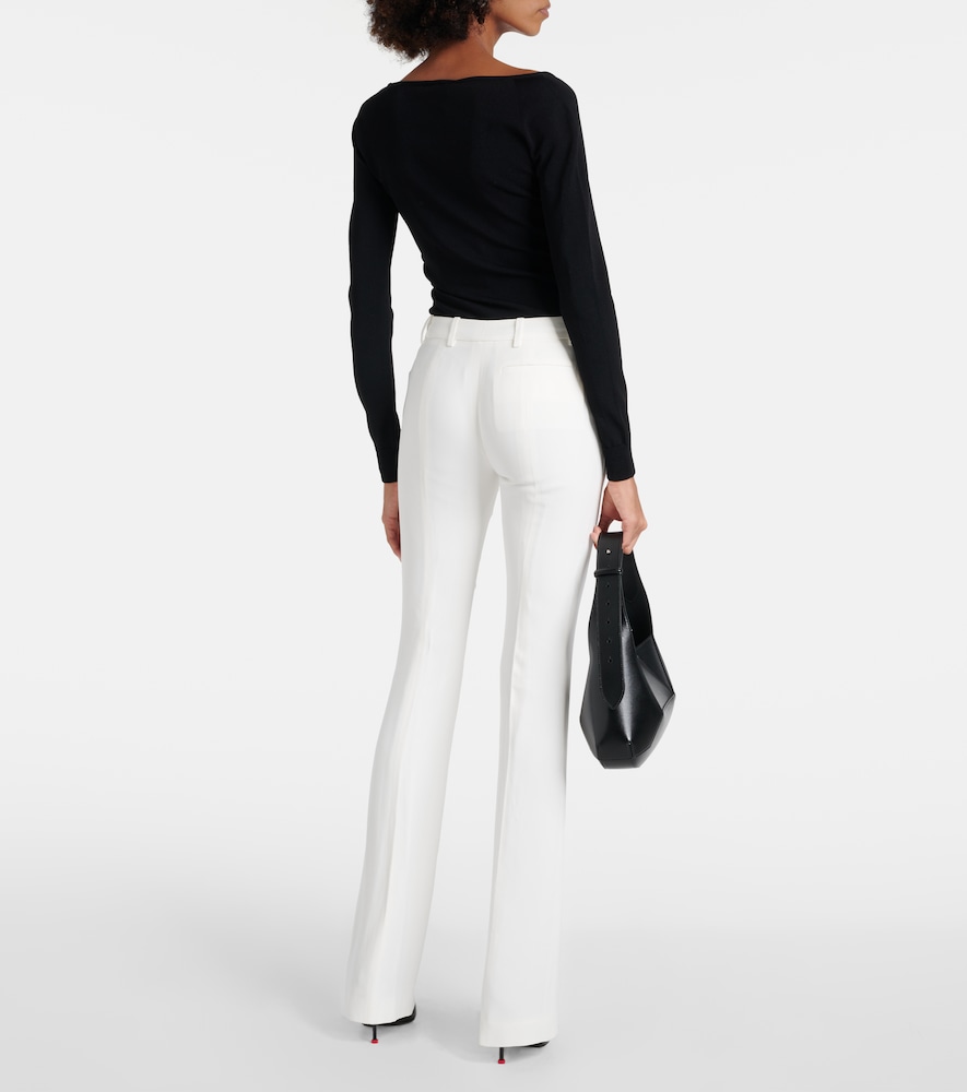  Mcqueen Mcqueen Mid-rise Flared Pants 