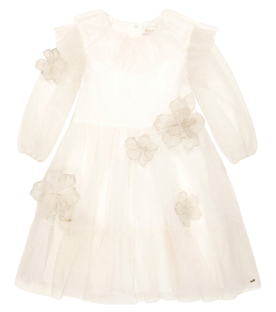 Tartine et Chocolat Cotton velvet dress