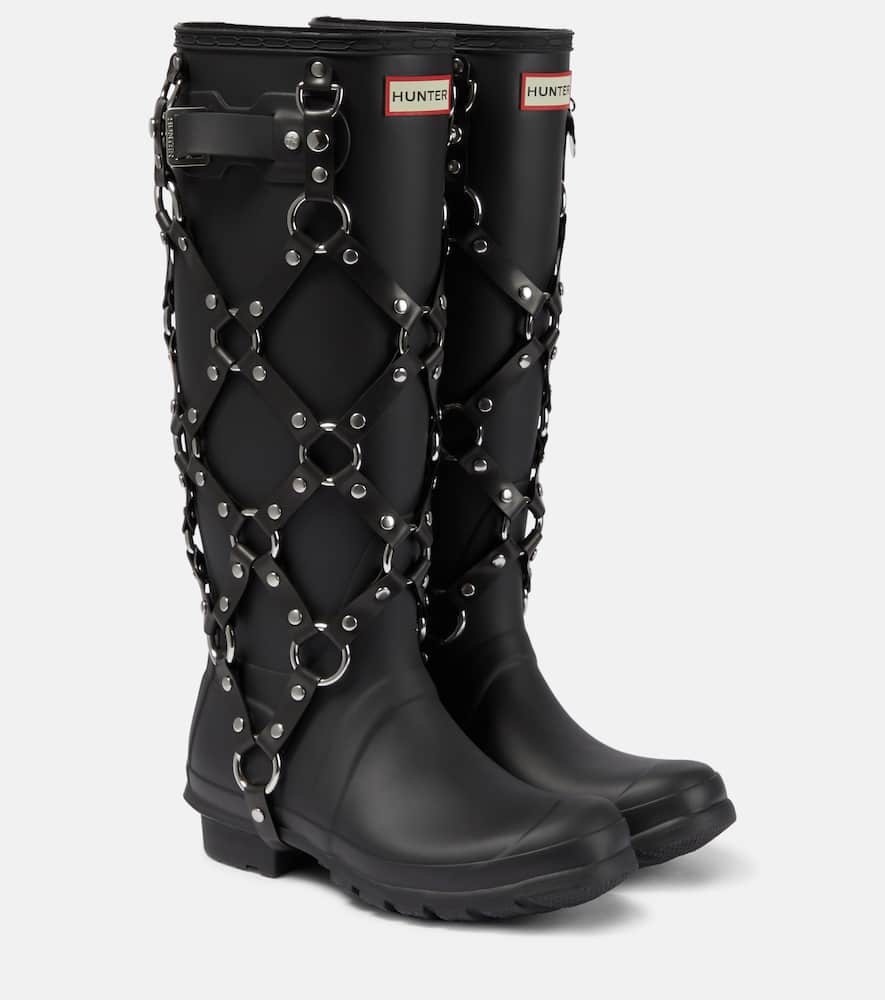 Noir Kei Ninomiya Hunter harness-detail rain boots