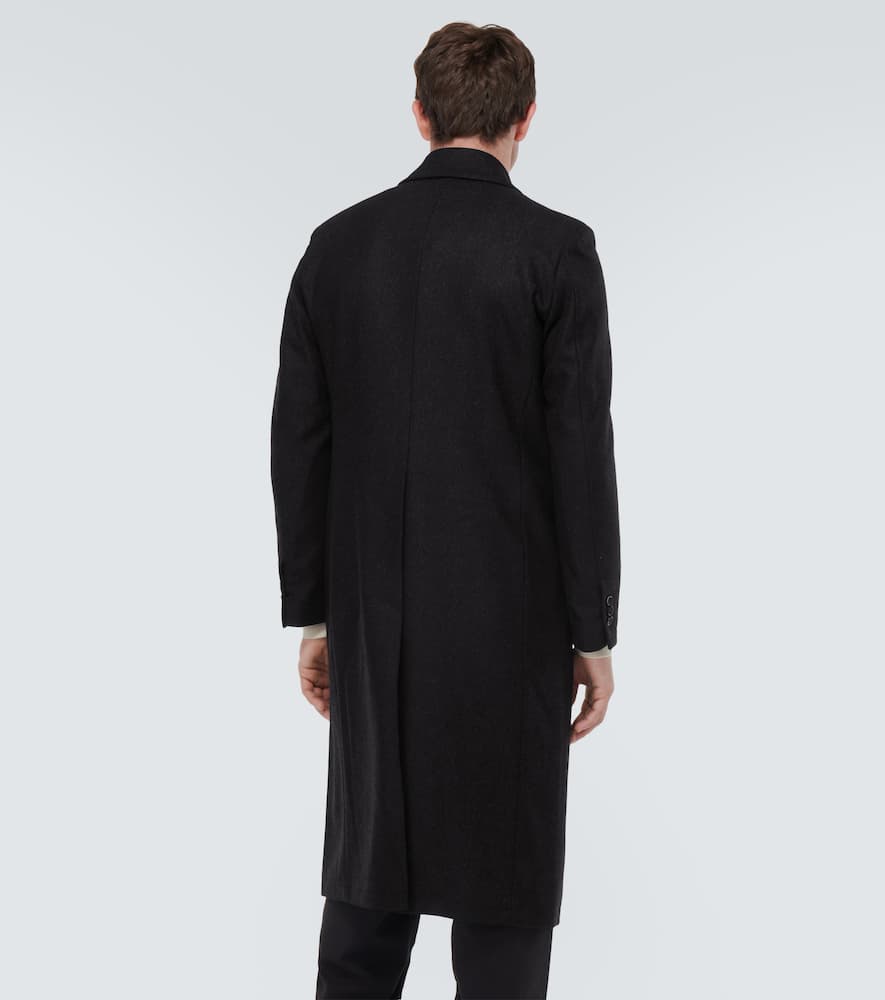 Shop Barena Venezia Maran Wool-blend Coat In Black