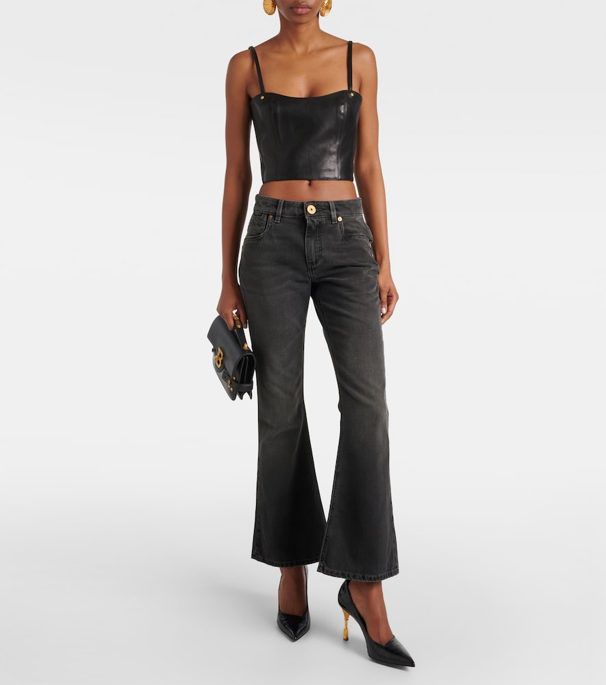  Balmain Balmain Low-rise Bootcut Jeans Western 
