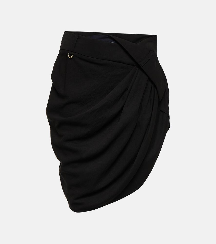 Jacquemus La Mini Jupe Saudade draped miniskirt