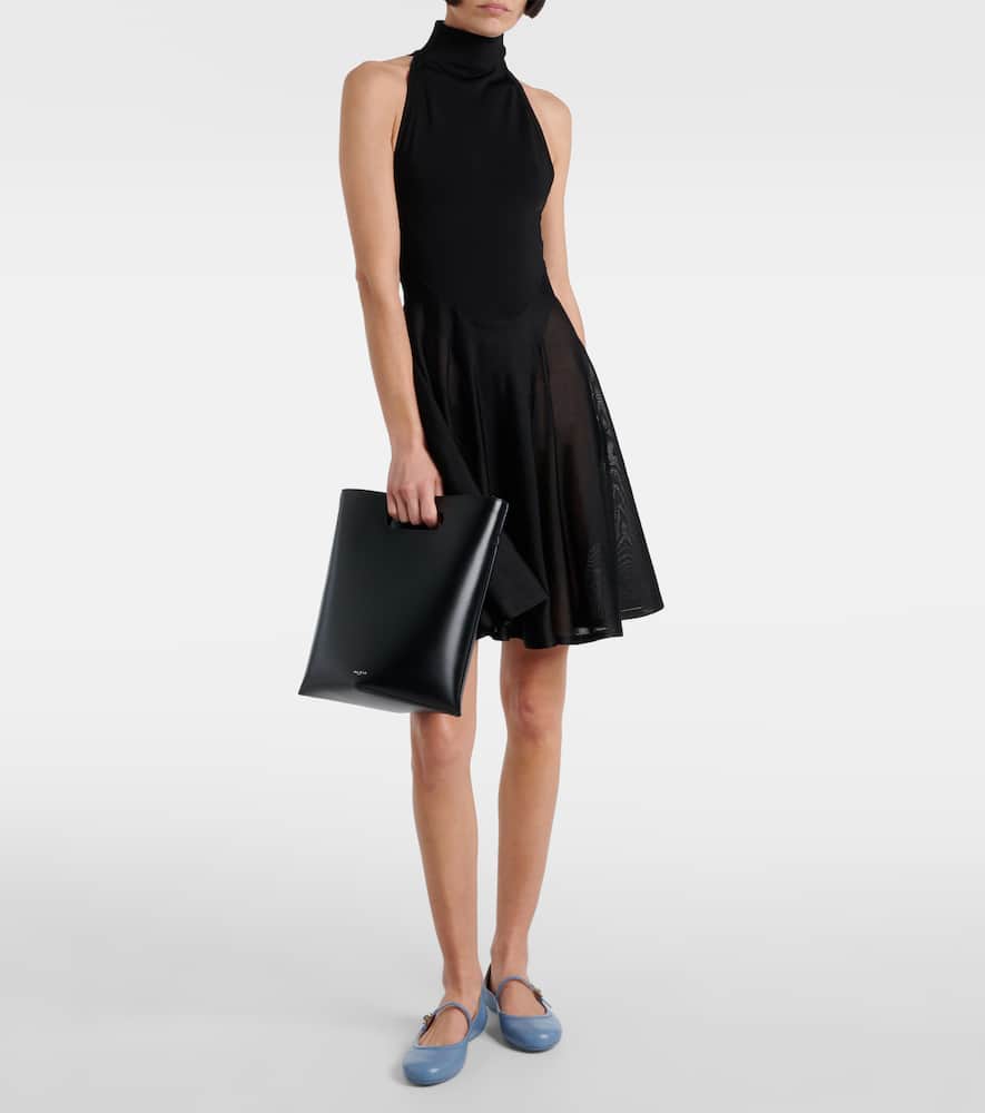 Gianvito Rossi Carla Leather Mary Jane Flats In Blue