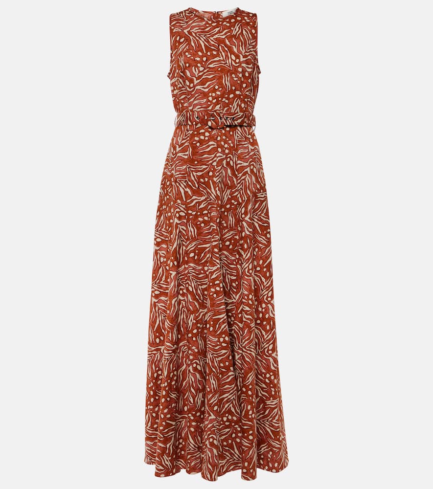 Diane von Furstenberg Elliot jacquard maxi dress