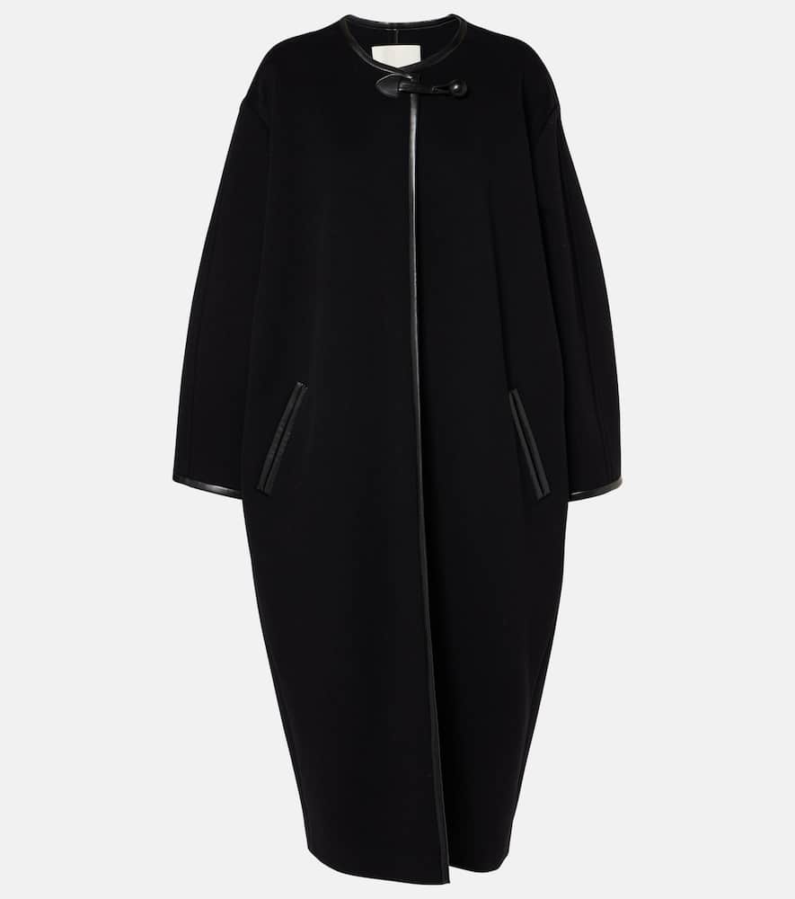 Shop Isabel Marant Elza Wool And Cashmere Coat In Black