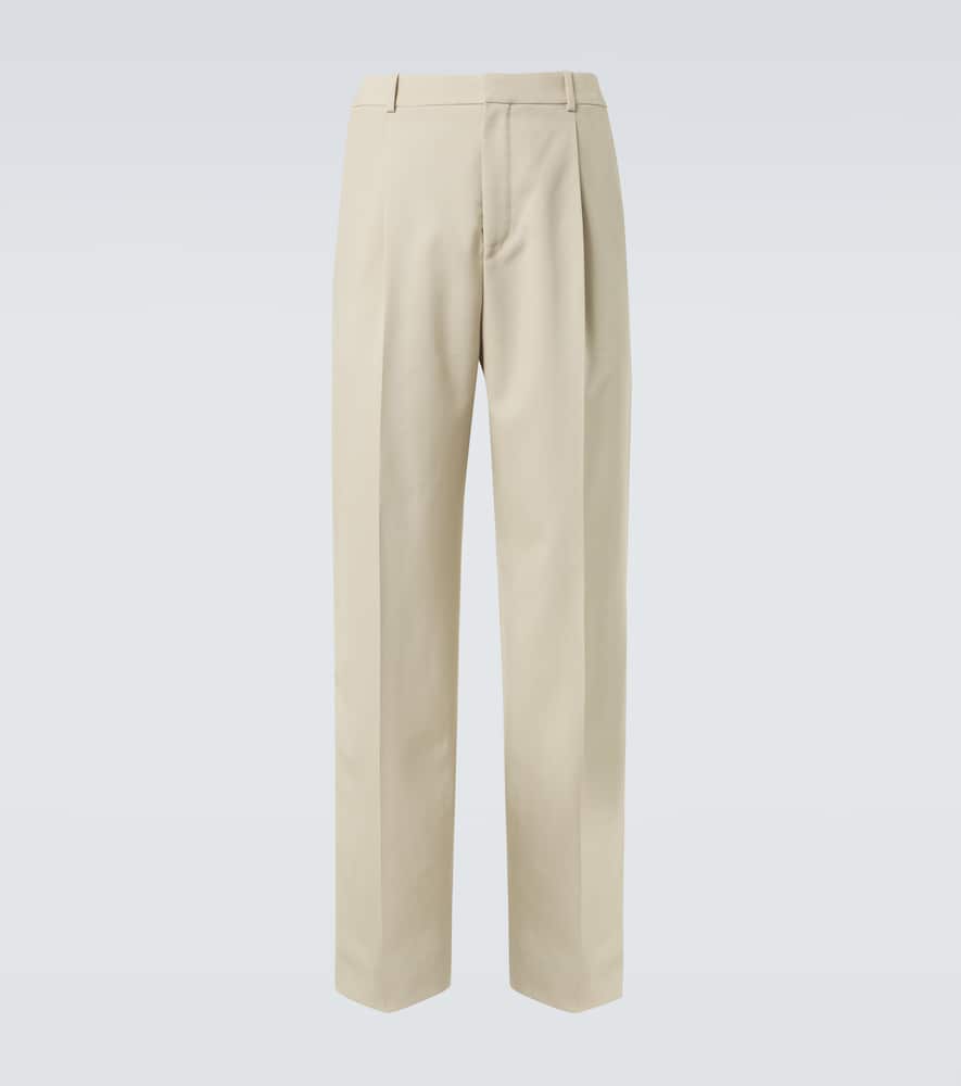 Wool suit pants