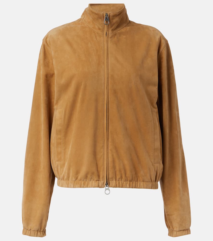 Suede blouson
