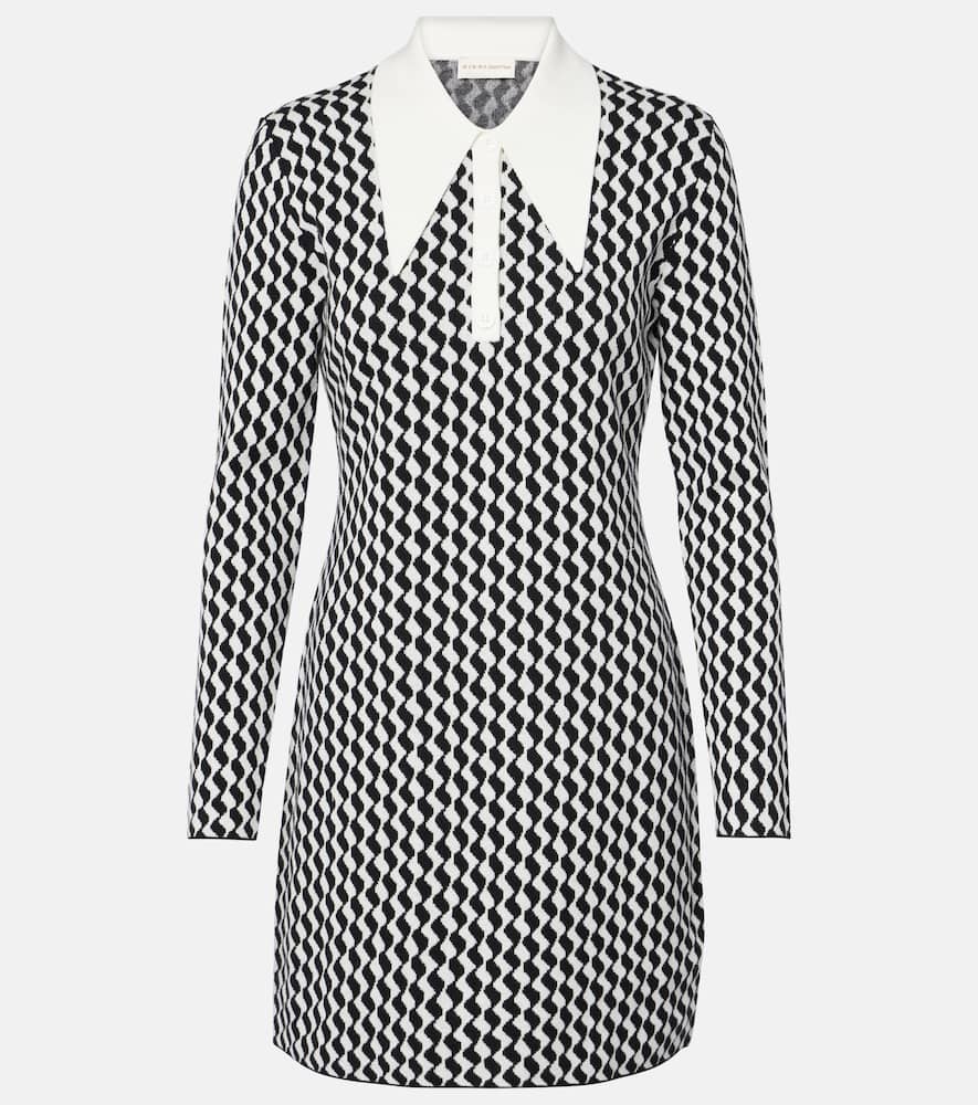 Cotton-blend minidress