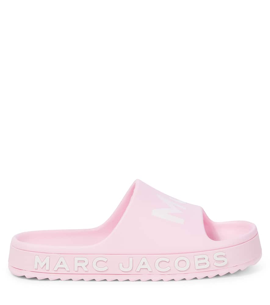Marc Jacobs Logo Slides In Pink
