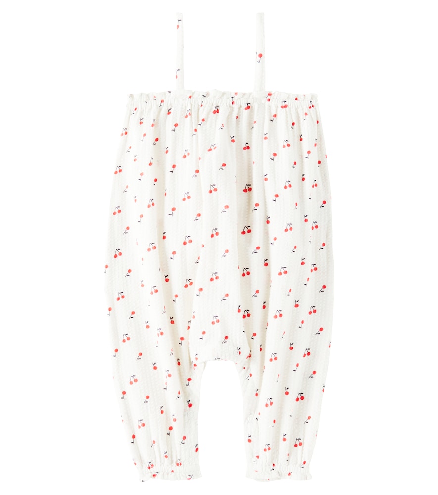  Bonpoint Bonpoint Sorbet Floral Cotton Playsuit 