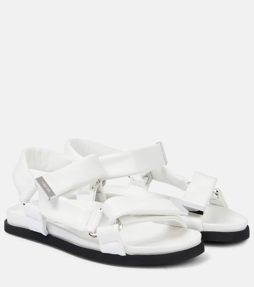 Attico Salinas Leather Sandals