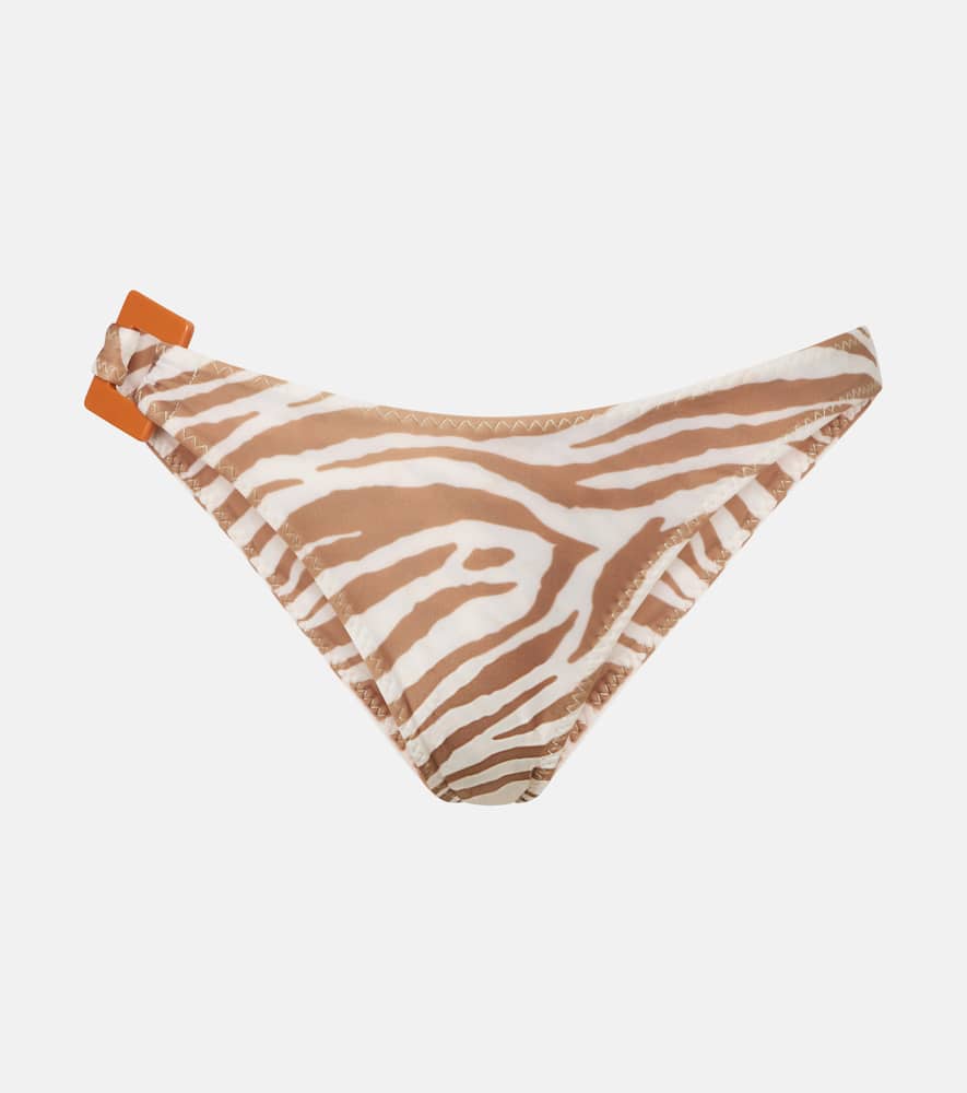 '90s zebra-print bikini bottoms