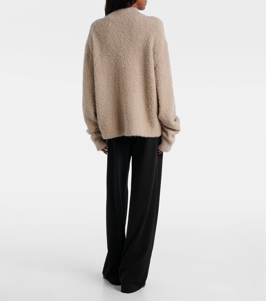 The Row Lethara Half-zip Sweater In Neutral