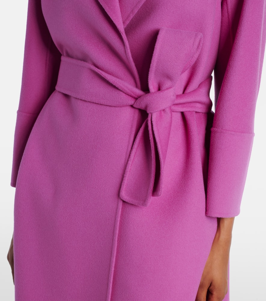 S Max Mara Arona Belted Virgin Wool Coat