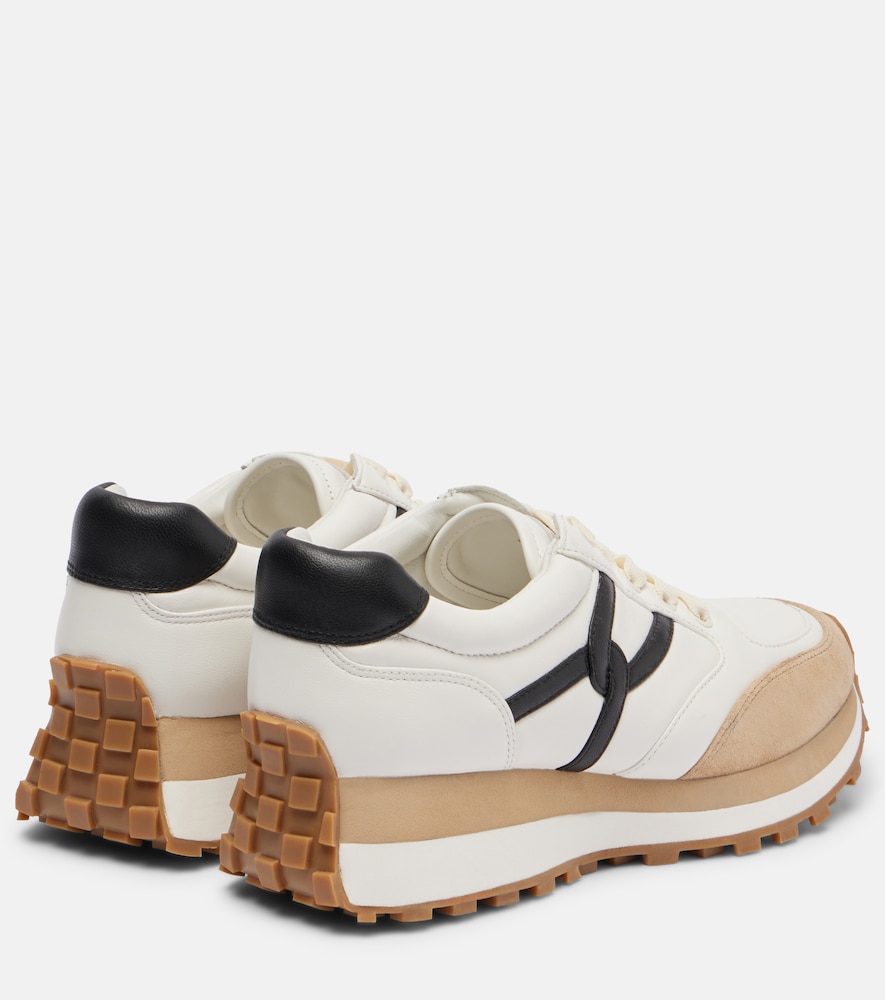  Veronica Beard Veronica Beard Sneakers Valentina Aus Leder Mit Veloursleder 