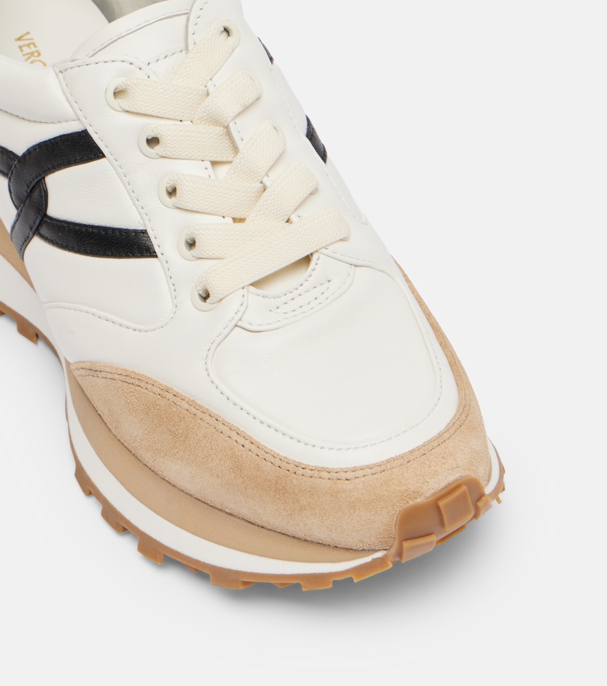  Veronica Beard Veronica Beard Sneakers Valentina Aus Leder Mit Veloursleder 