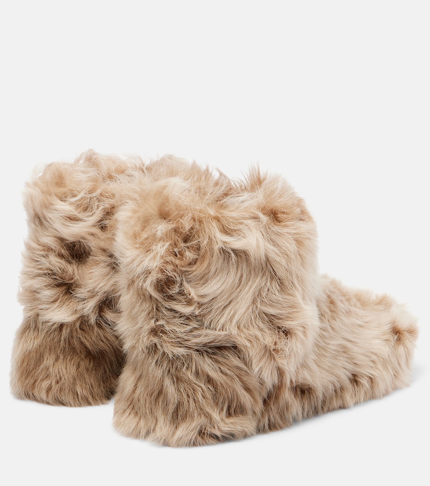 Christen Christen Big Shearling Ankle Boots 