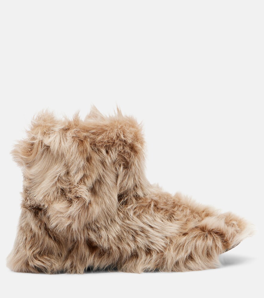 Big Shearling Ankle Boots