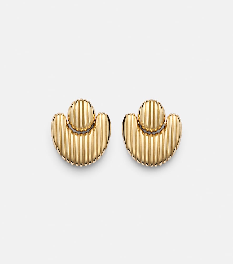 Pamela Zamore Isla Nest 18kt gold earrings