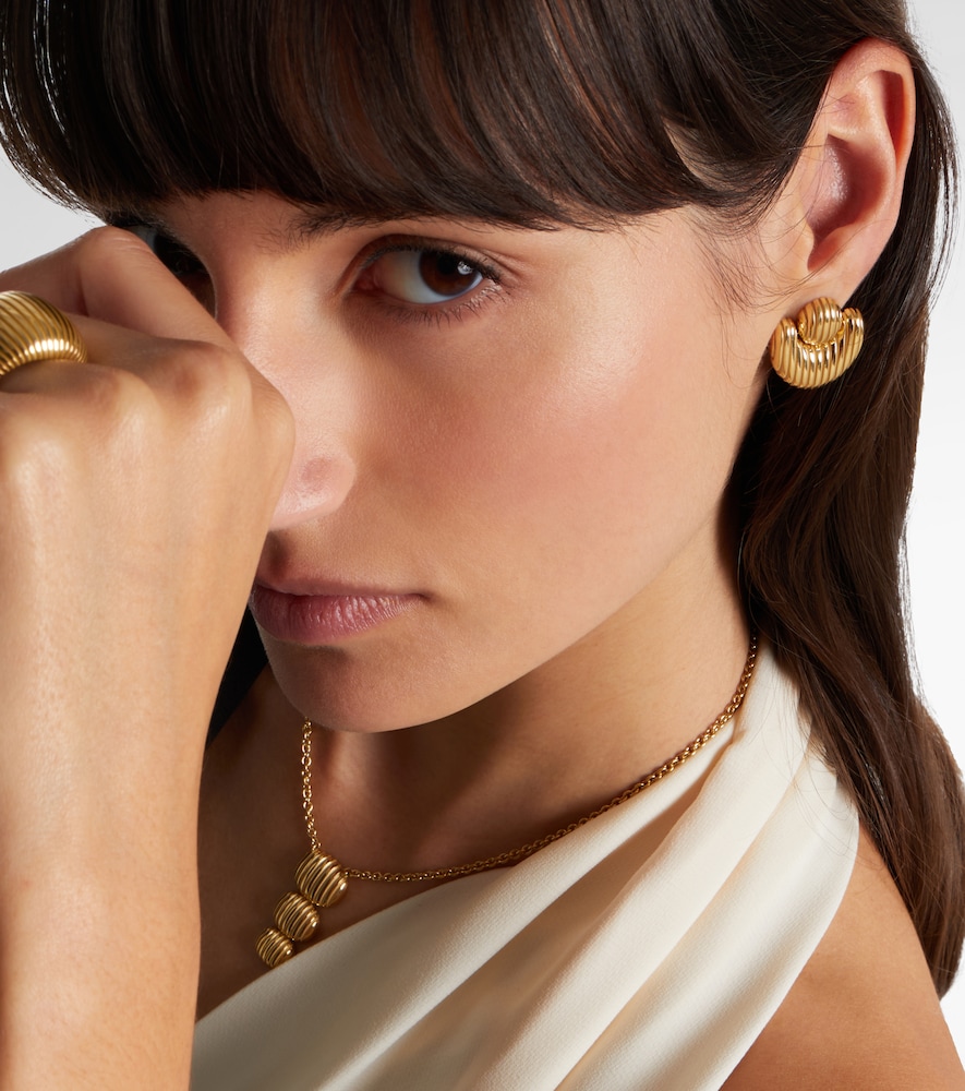  Pamela Zamore Pamela Zamore Boucles D'oreilles Isla Nest En Or 18 Ct 