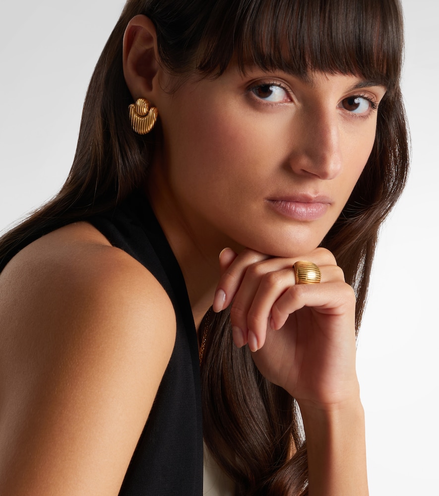  Pamela Zamore Pamela Zamore Boucles D'oreilles Isla Nest En Or 18 Ct 