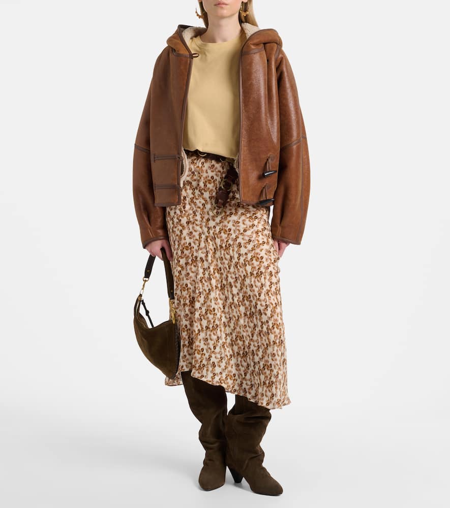 Isabel Marant Cotton Jersey Top In Neutral